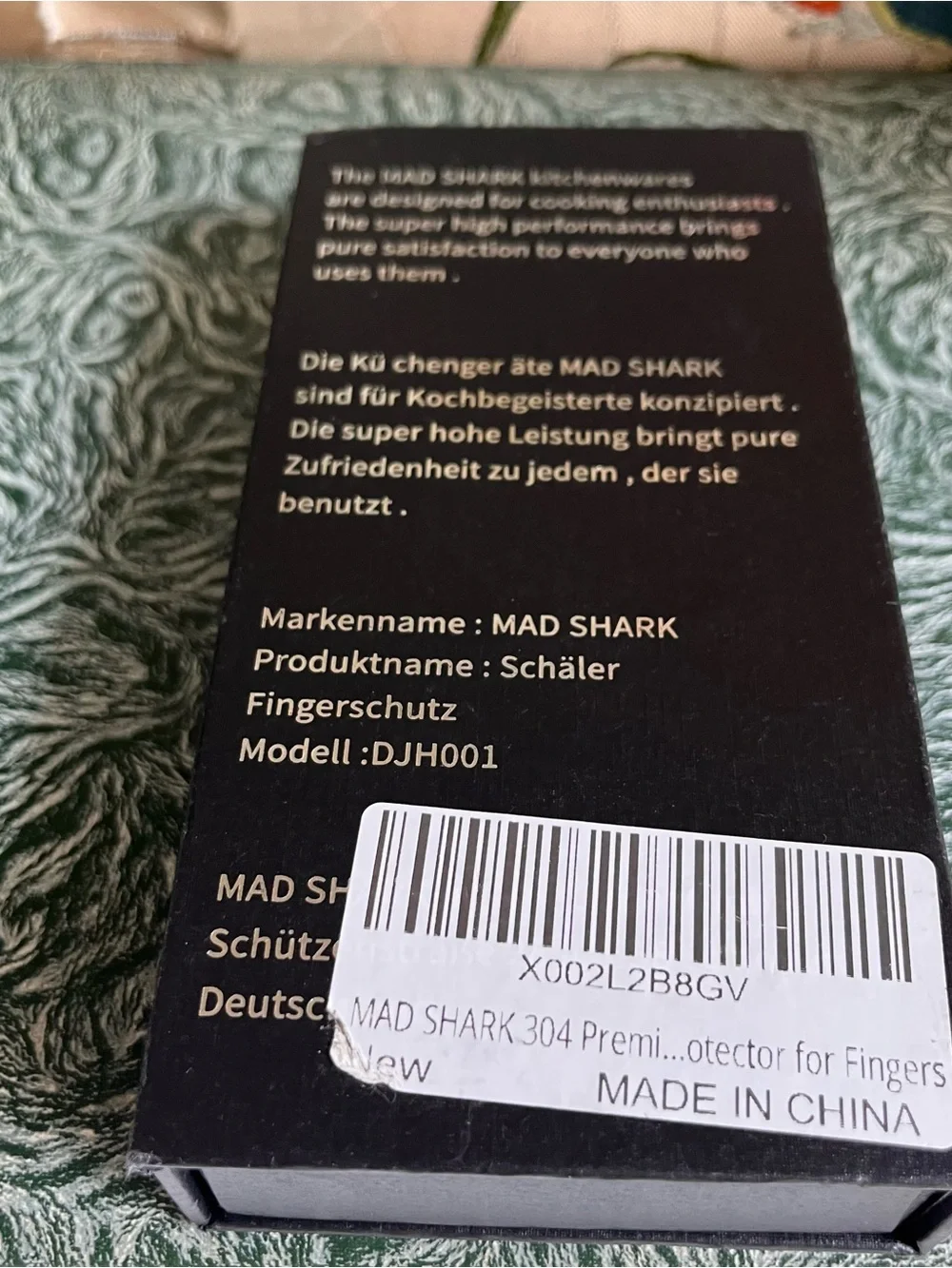 MAD SHARK Luxury Series stainless steel kitchen finger guards